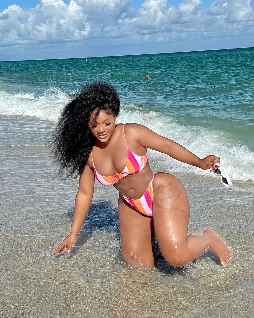 Actress Destiny Etiko Leaves Fans In Awe As She Shares Hot Bikini Photos